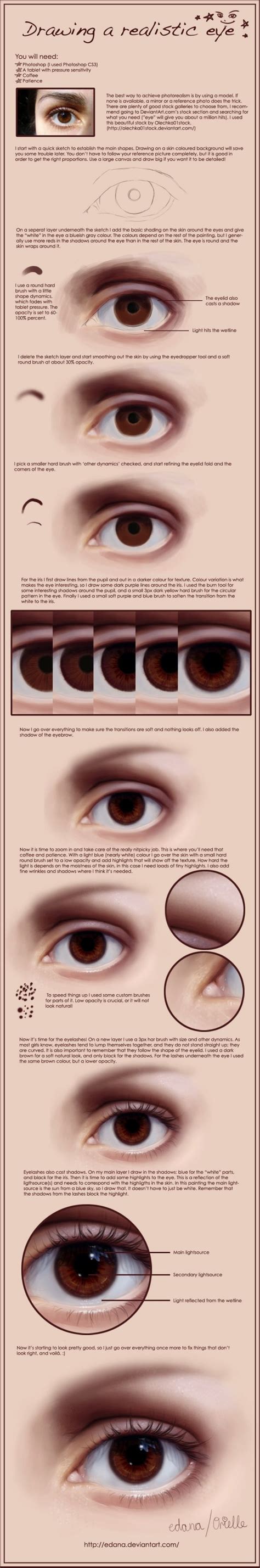How To Paint An Eye 25 Amazing Tutorials Bored Art Realistic Eye