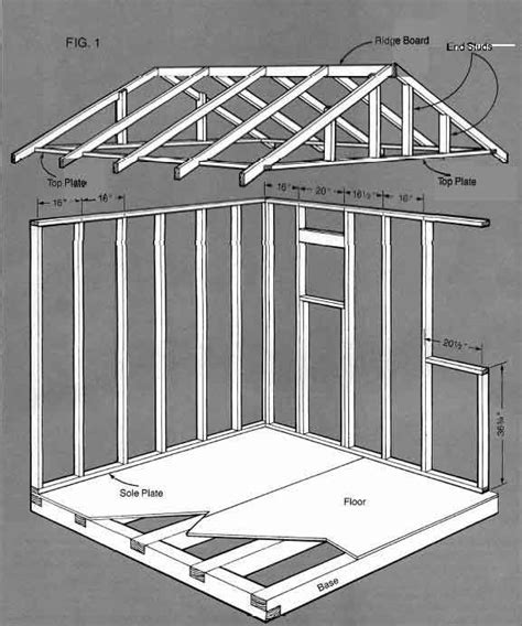 Storage Building Blueprints Your Simple Guide To Free Outdoor Shed
