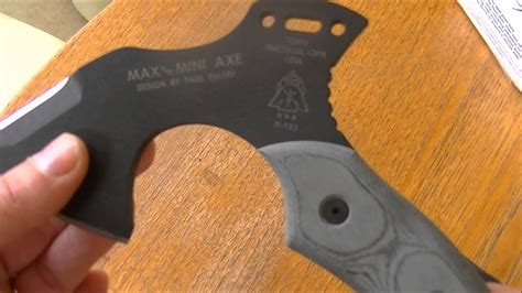 Meet Max The Mini Axe From Tops Knives Youtube