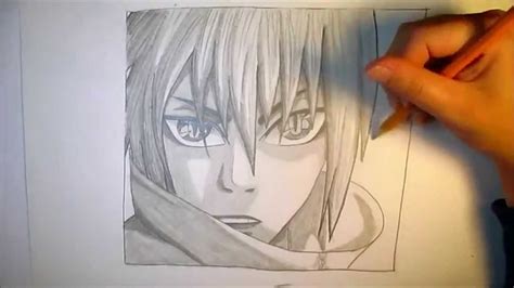 Drawing Uchiha Sasuke With A Pencil Youtube
