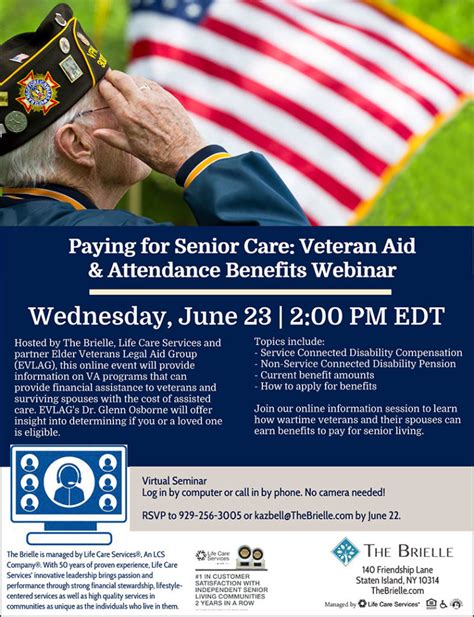 Paying For Senior Care Veteran Aid And Attendance Benefits Webinar