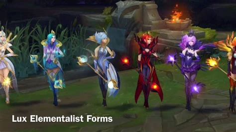 Lol Lux Dark Lux Elementalist Ingame Abilities Hub And More
