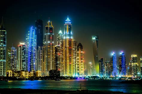 45 Dubai Night Wallpapers Wallpapersafari