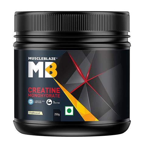 Muscleblaze Creatine Monohydrate Unflavoured 250 G 055 Lb Powder