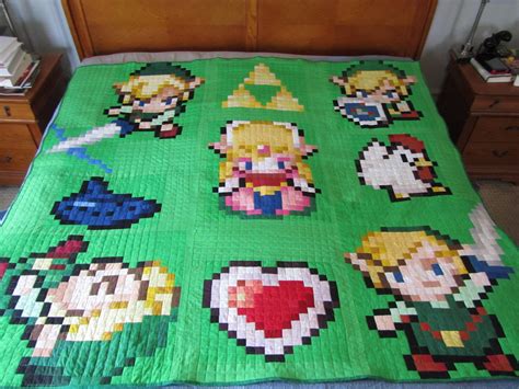 My Mom Made Me A Zelda Quilt For My Birthday Happy Mother