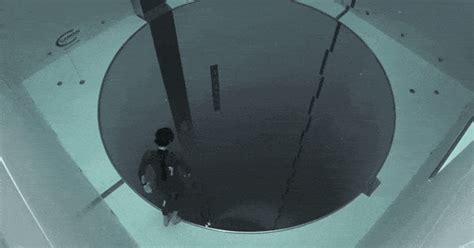 Watch A Free Diver Explore The World S Deepest Pool On A Single Breath