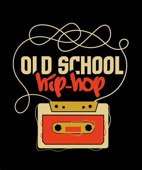 Retro Old School Hip Hop 80s 90s Graffiti Cassette Digital Art By