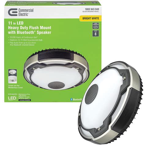 Some of the most reviewed products in minimalist flush mount lights are the lithonia lighting contractor select fmlrl 14 in. Commercial Electric Spin Light 11 in. Heavy Duty LED Flush ...