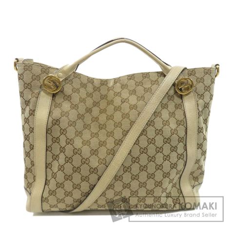 Gucci グッチ 323675 Gg 2way ハンドバッグ キャンバス レディース 中古 45114607ブランド京の蔵小牧 通販