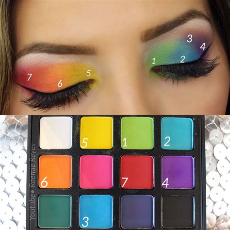 rainbow eye makeup tutorial
