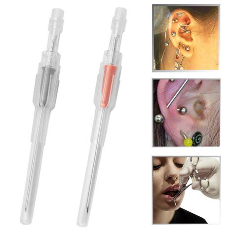New 1416g Surgical Steel Piercing Needles For Navel Nose Lip Ear