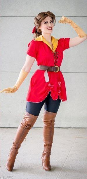 Allison Erland As Belle Posing As Gaston Cosplay By Damfino