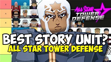 Best Story Mode Raid Mode Unit All Star Tower Defense Tier List YouTube