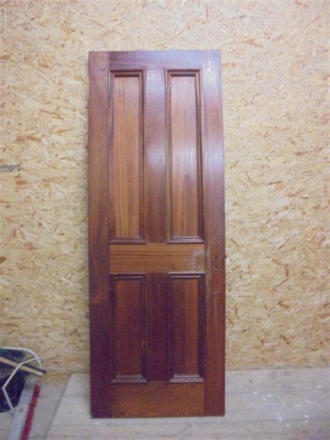 '4 p shaker' interior oak door. Solid Oak Modern 4 Panel Door - Authentic Reclamation