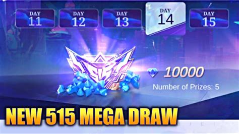 Win 10k To 50k Diamonds In 515 Mega Draw Youtube