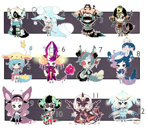 Closed Adopt 24 Multiple Adopt By Piffi Sisters On Deviantart