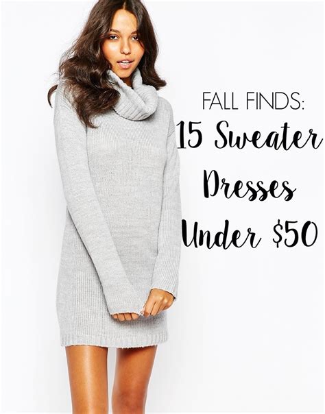Fall Sweater Dresses Under 50