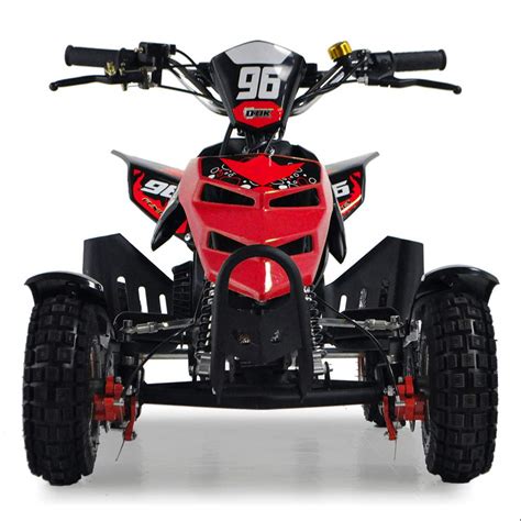 Sales on 01664 498 640 & free lifetime telephone support. FunBikes 49cc Petrol Red Kids Mini Quad Bike
