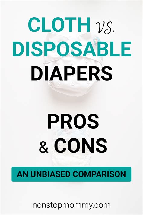 cloth vs disposable diapers pros and cons an unbiased comparison disposable diapers diaper