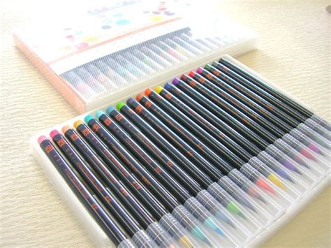 Akashiya Sai Watercolor Brush Pen 20 Color Set Kawaii Pen Shop