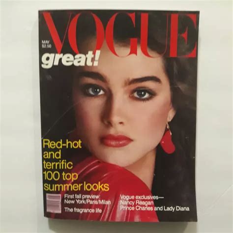 Vogue Magazine May 1981 Issue Brooke Shields Cover 5990 Picclick