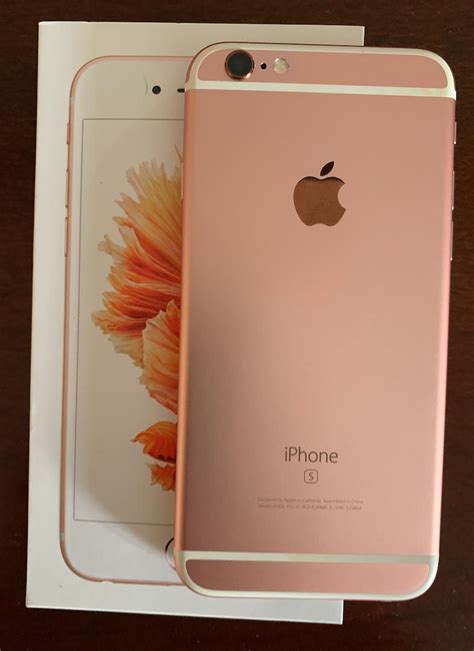 Apple Iphone 6s Atandt Rose Gold 64gb A1633 Lrov23161 Swappa