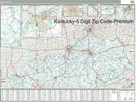 Kentucky Zip Code Map From
