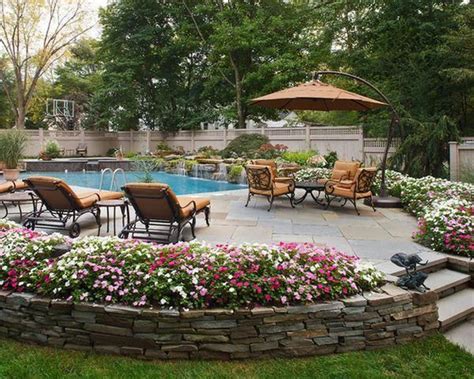 Jaw Dropping Flower Beds Arrangements And Landscape Designs Bring Patio