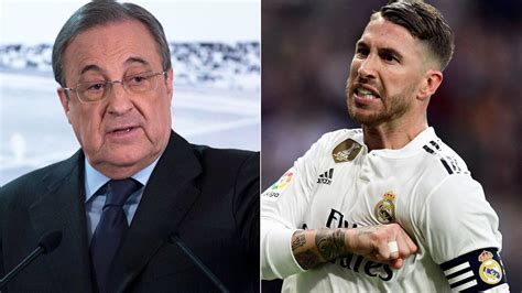 Real Madrid President Florentino Perez Threatens To Sack Captain Sergio
