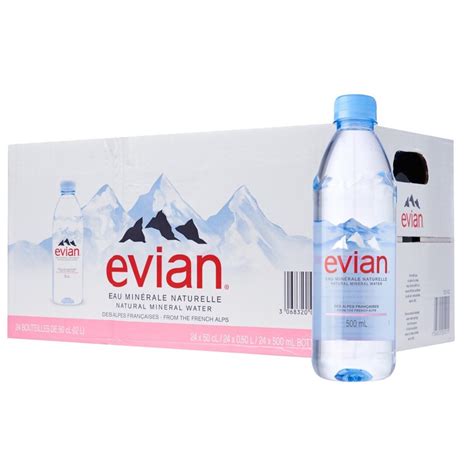 Evian Mineral Water 24x500ml Shopee Singapore