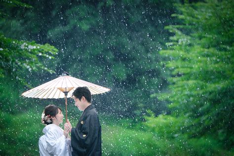 雨の日の一枚 京都好日ブログ｜和装前撮り