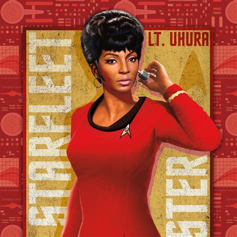 Star Trek The Original Series Uhura Starfleet Sister Premium Matte Pa