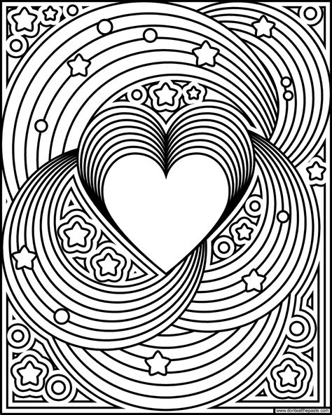 I wanted to create some colouring sheets to give everyone a little creative distraction during difficult times at the moment. Don't Eat the Paste: Rainbow Love coloring page