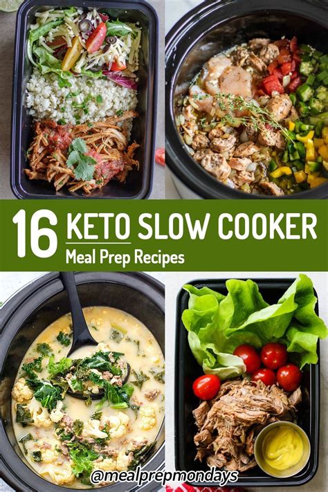 This link is to an external site that may or may not meet accessibility guidelines. 16 Keto Crock-Pot Recipes for Easy Low-Carb Meals - Meal Prep on Fleek™ | Low carb meals easy ...