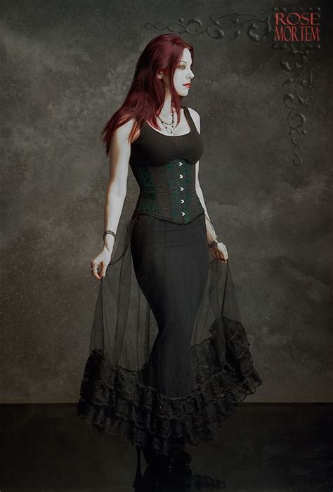 Romantic Gothic Skirt Felene Skirt By Rose Mortem Gothic Outfits