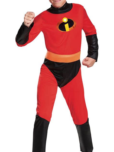 Childs Boys Classic Incredibles 2 Dash Supersuit Costume Cheap Bargain