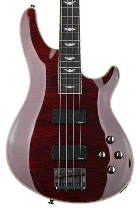 Schecter Omen Extreme 4 Bass Guitar Black Cherry Sweetwater