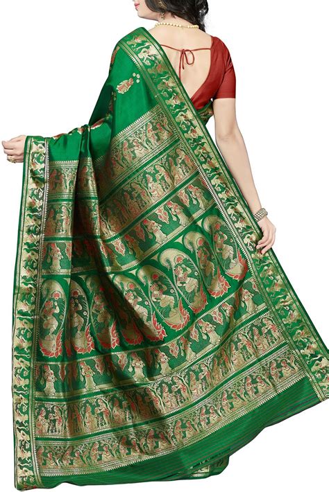 the cultural heritage of india lovely baluchari sarees of bengal in india