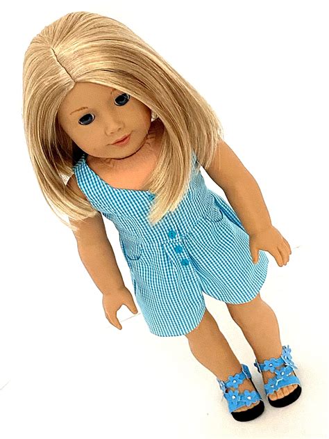 trendy 18 inch doll romper fits american girl dolls etsy doll clothes american girl