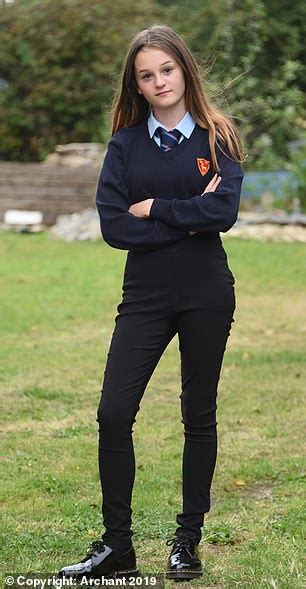Schoolgirl 14 Is Left Humiliated After Staff Deemed Her Trousers Too Tight Daily Mail Online