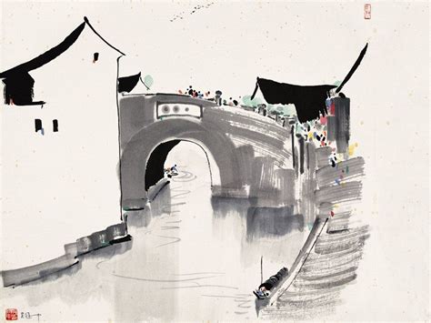 Wu Guanzhong China Painting Oil Painting Abstract Art Painting Oil