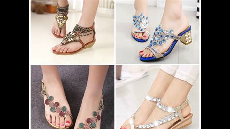 Latest Stylish And Beautiful Flat Sandals Collection For Women Youtube