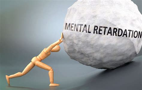 Mental Retardation Concept Icon Stock Vector Illustration Of