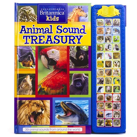 Encyclopaedia Britannica Kids Animal Sound Treasury Storybook