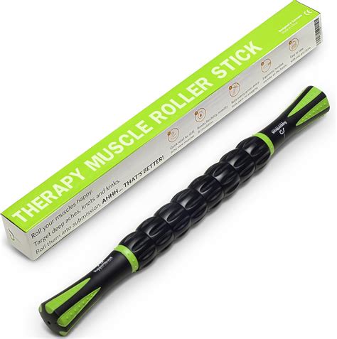 Supportiback 𝗧𝗘𝗡𝗦𝗜𝗢𝗡 𝗥𝗘𝗗𝗨𝗖𝗜𝗡𝗚 Muscle Therapy Massage Stick 360° Coverage Ridged Gears For