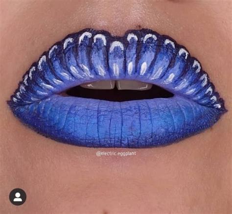 20 Ways To Wear Blue Lipstick The Glossychic Blue Lipstick Lipstick Blue Makeup