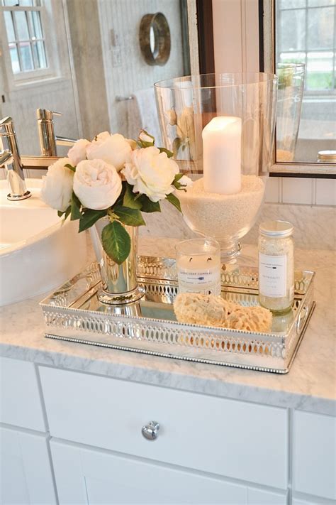 Vanity trays come in a variety of designs, many of which are designed to match common bathroom styles. Bathroom Vanity Tray Ideas For Organizing In A Sleek Way ...