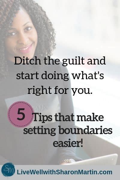 Tips For Setting Boundaries Live Well With Sharon Martin