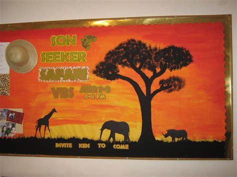 Baptist Bulletin Boards Safari Vbs African Theme Safari Theme