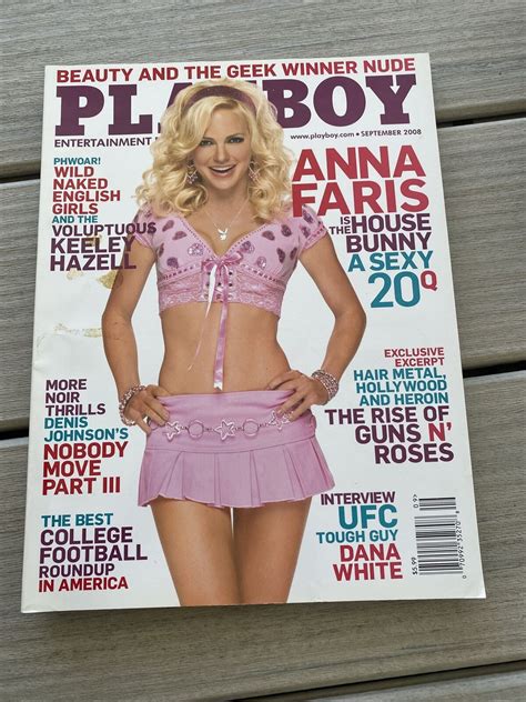 Playboy Magazine September Anna Faris Ebay